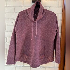 RBX Quilted cowl-neck sweatshirt